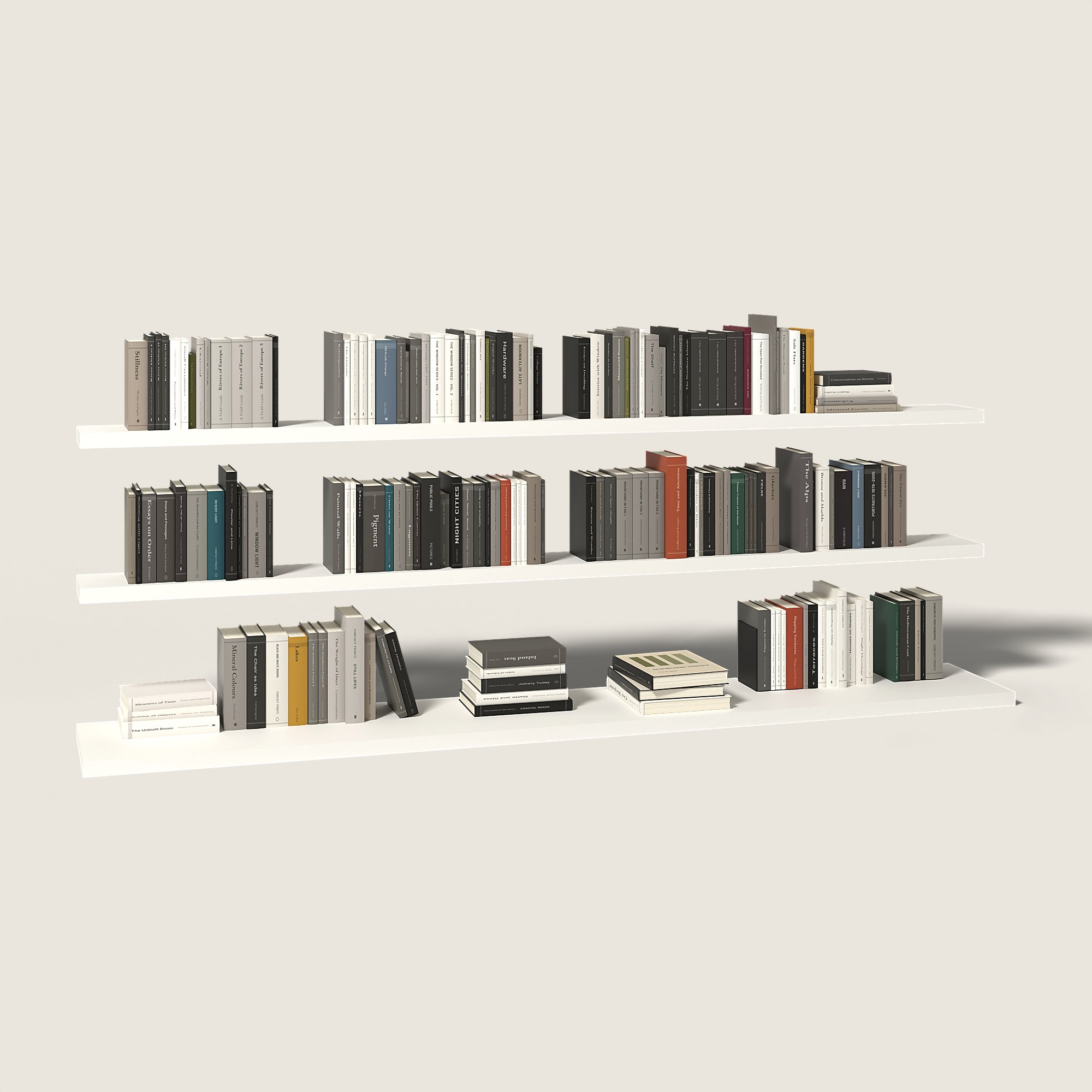 ZNM-038 Books on shelves