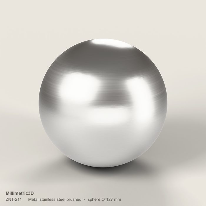 ZNT-211 Stainless steel, brushed