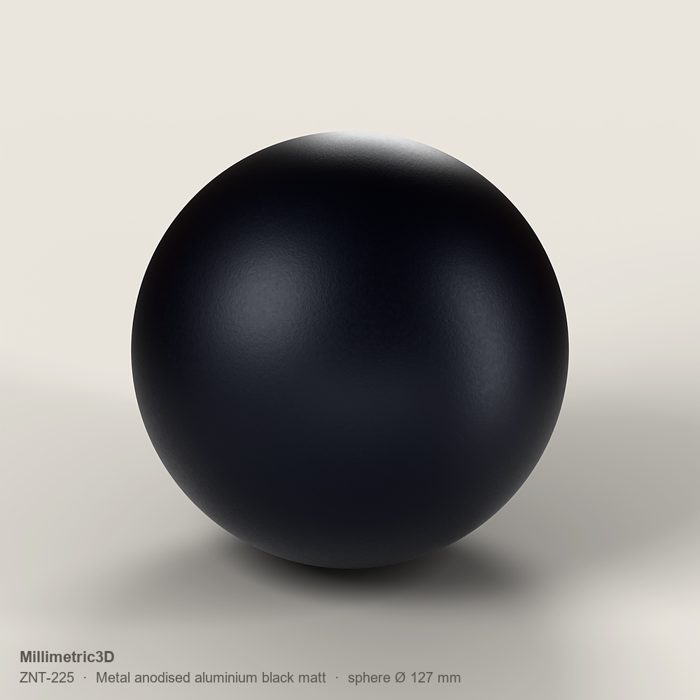ZNT-225 Anodised aluminium black, matt